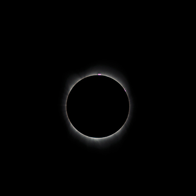 10 prominences 2017 solar eclipse